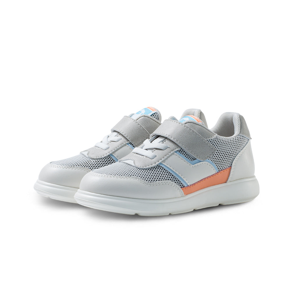 morgan easy comfy kids sneakers all grey 3