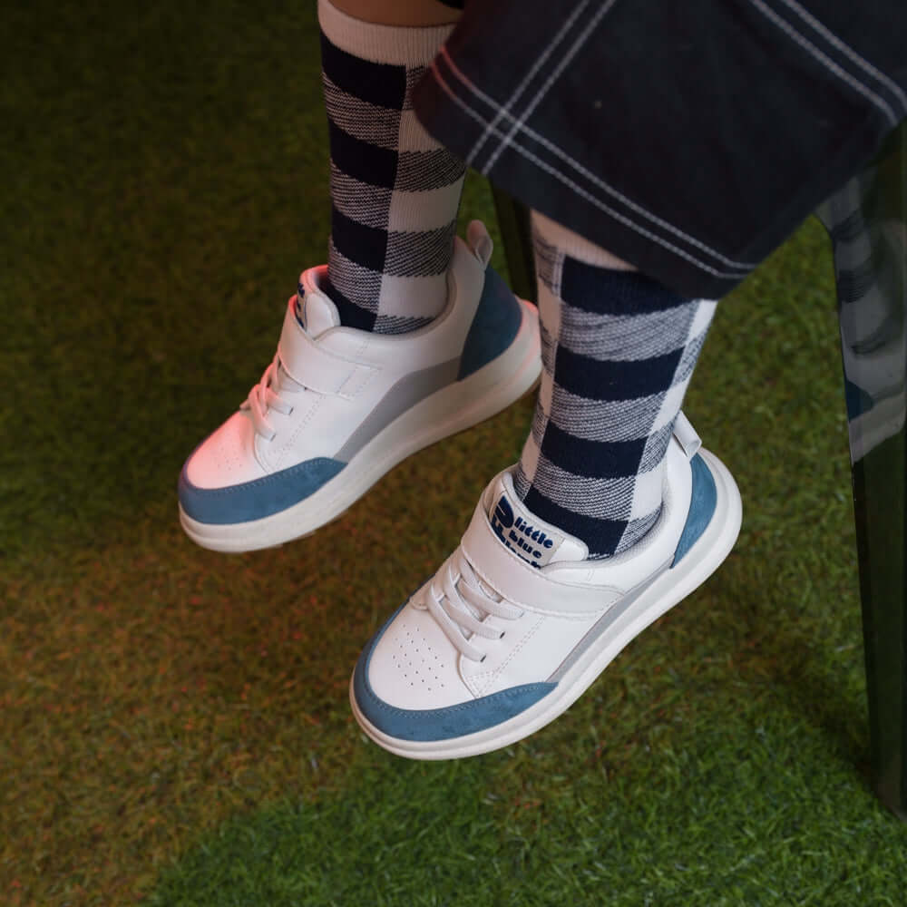 MORI Non - Slip Blue Boys Sneakers - 0cm