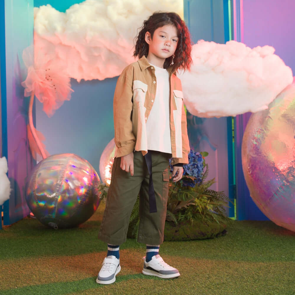 MORI Non - Slip Blue Boys Sneakers - 0cm