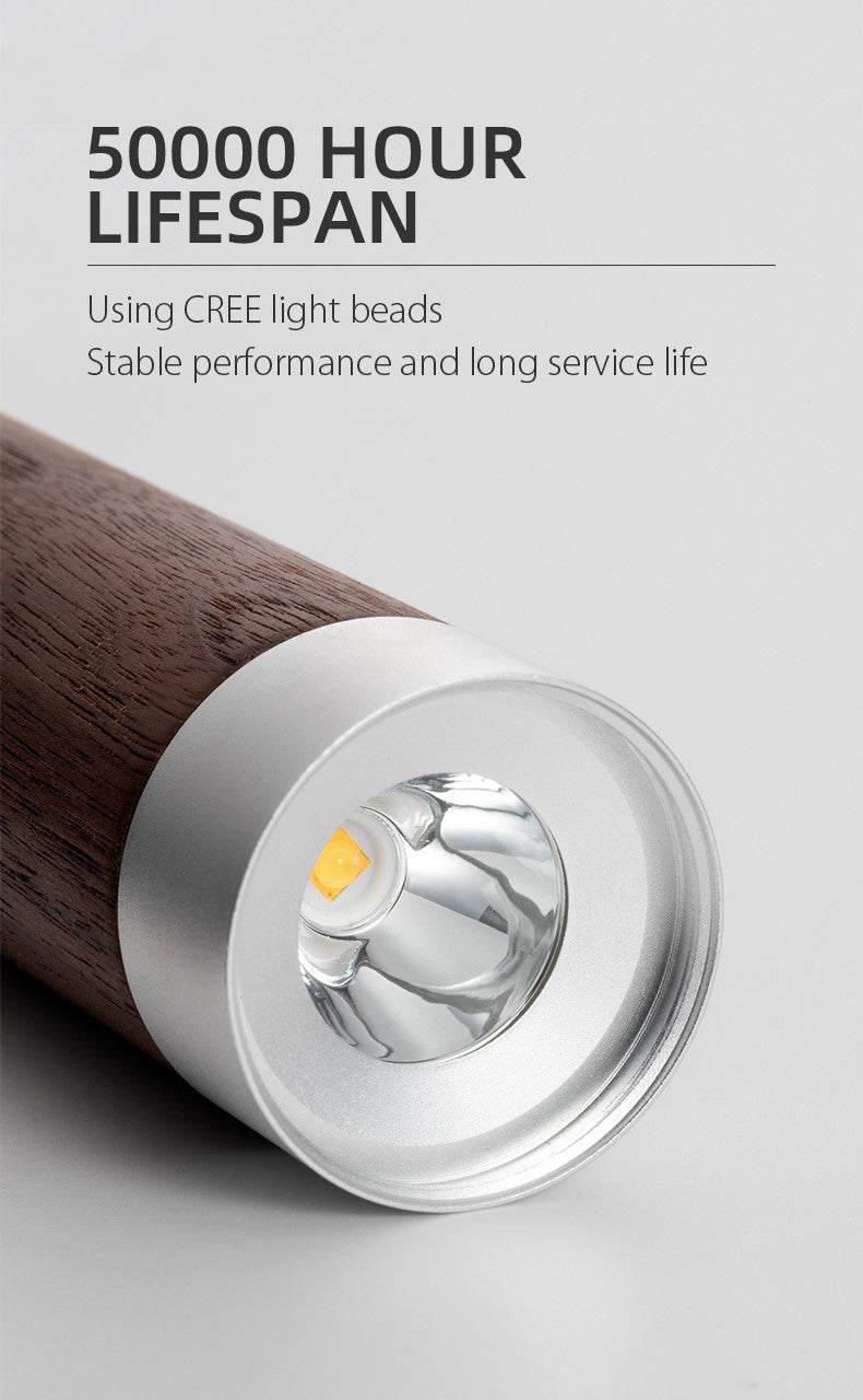 multifunctional rechargable led flash light all 3