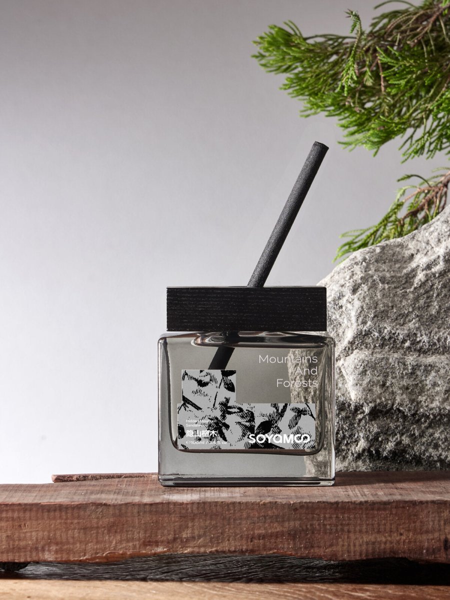 Mystic Mountain Sandalwood Forest Square Reed Diffuser – 100ml