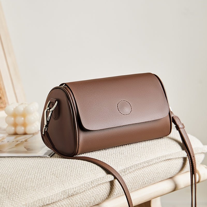 Natalia Premium Leather Pillow Crossbody Bag