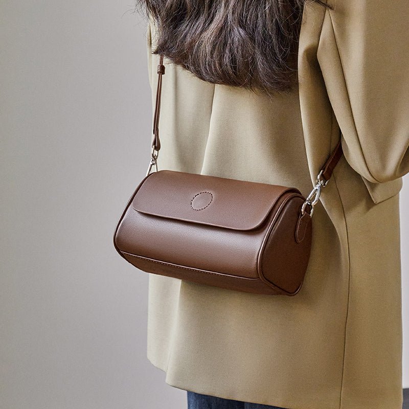 Natalia Premium Leather Pillow Crossbody Bag
