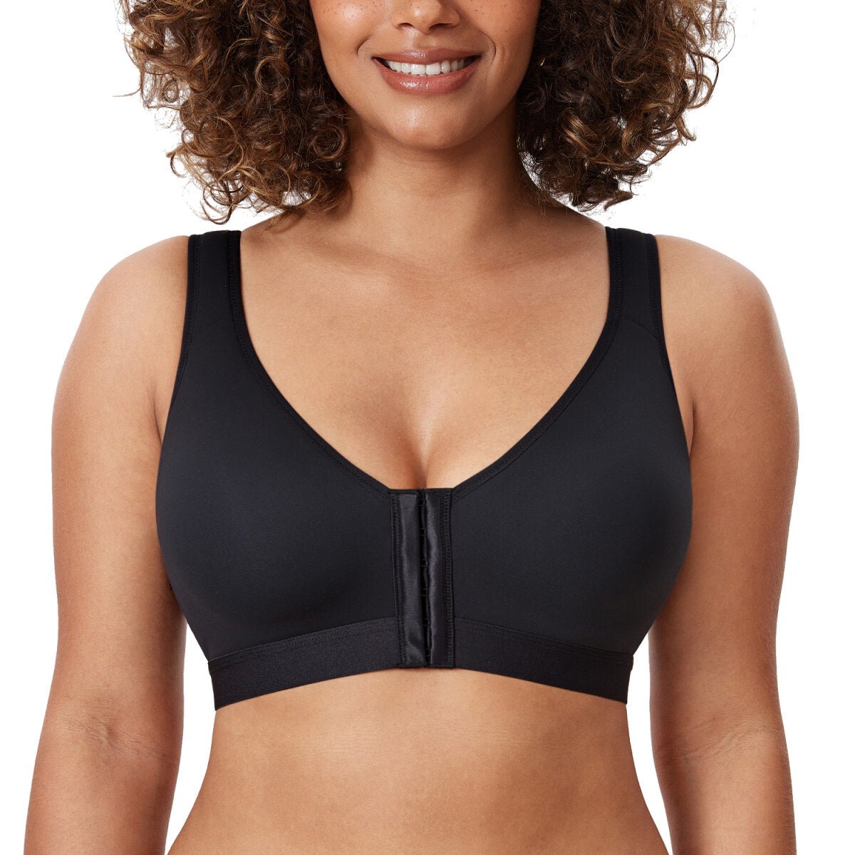 Natrelax Front Closure Posture Support Wireless Full Coverage Bra