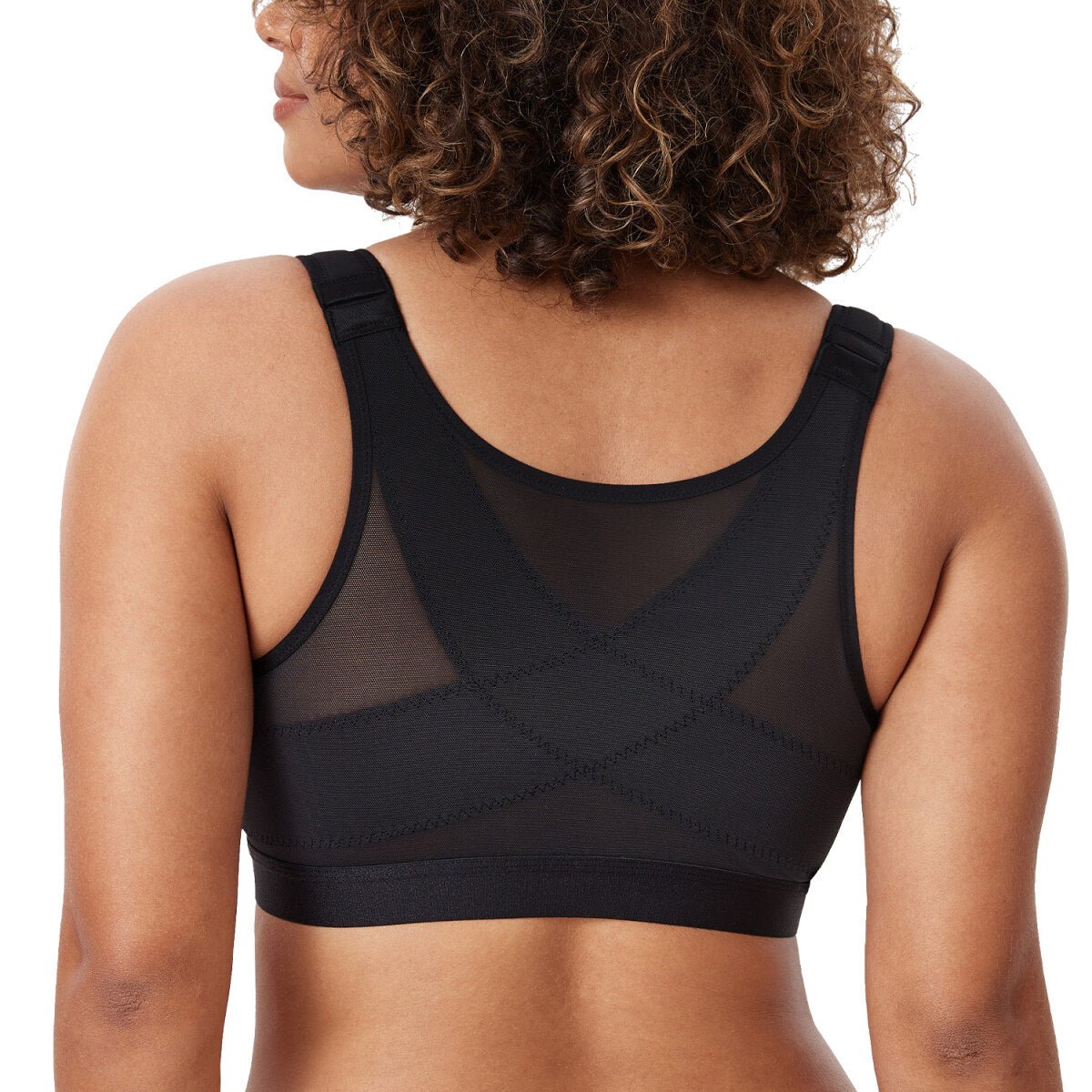Natrelax Front Closure Posture Support Wireless Full Coverage Bra