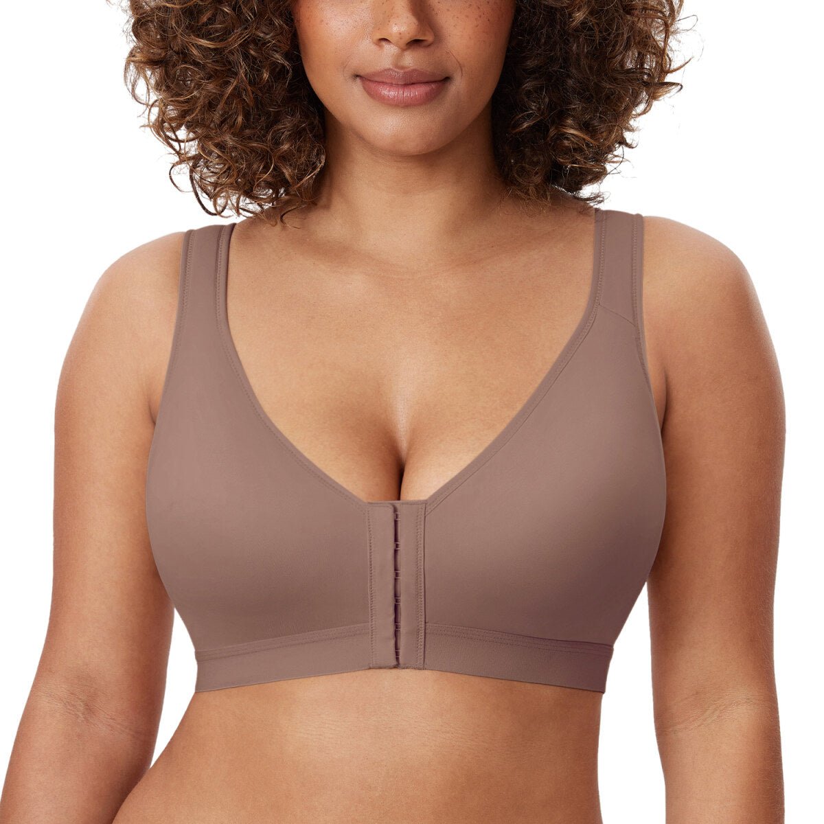 Natrelax Front Closure Posture Support Wireless Full Coverage Bra