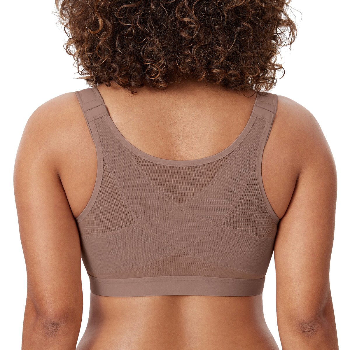 Natrelax Front Closure Posture Support Wireless Full Coverage Bra