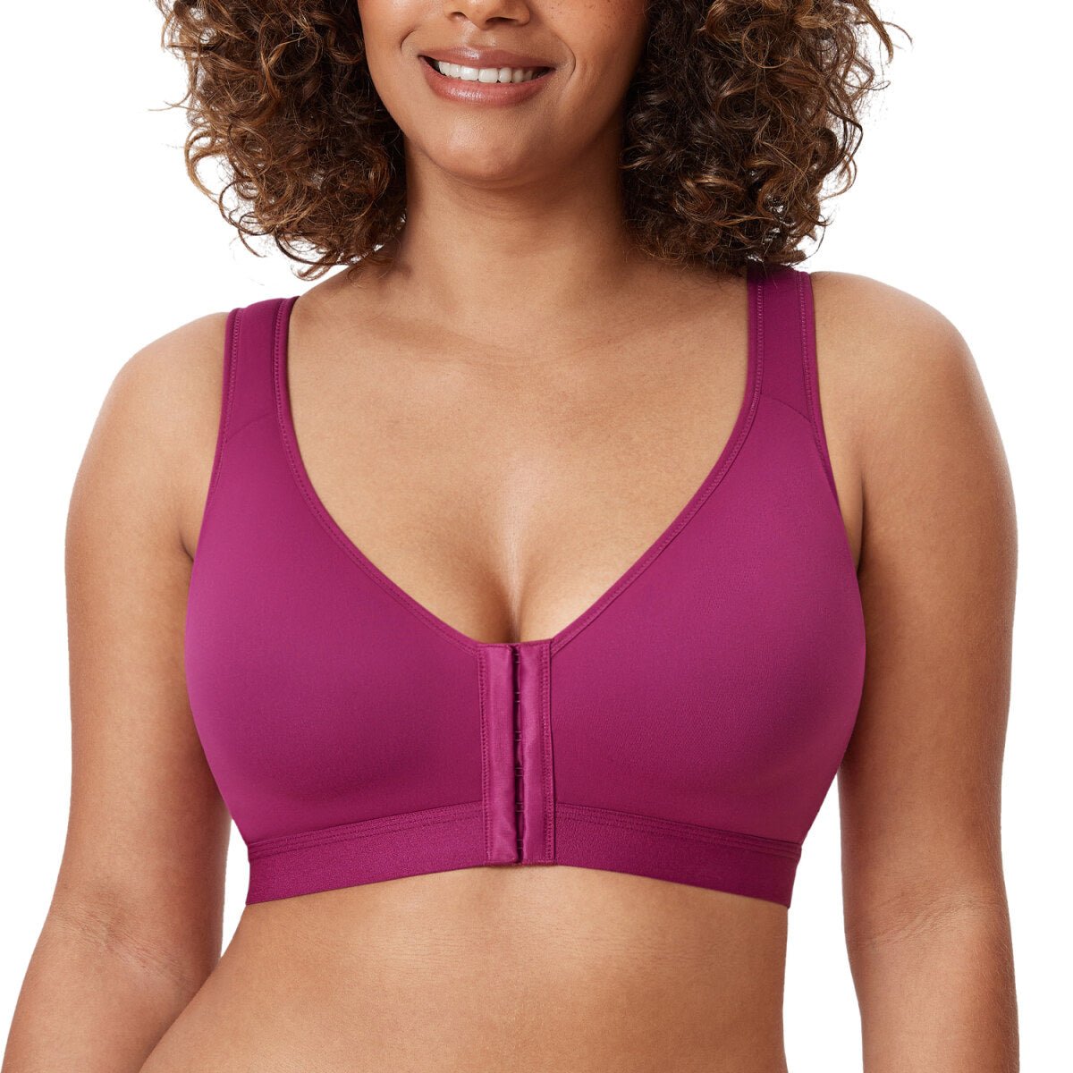 Natrelax Front Closure Posture Support Wireless Full Coverage Bra