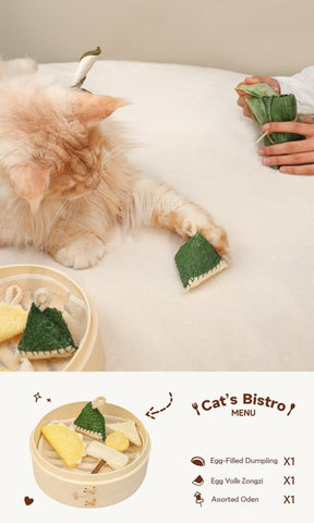 Natural Loofah Catnip Cat Toy Food Series