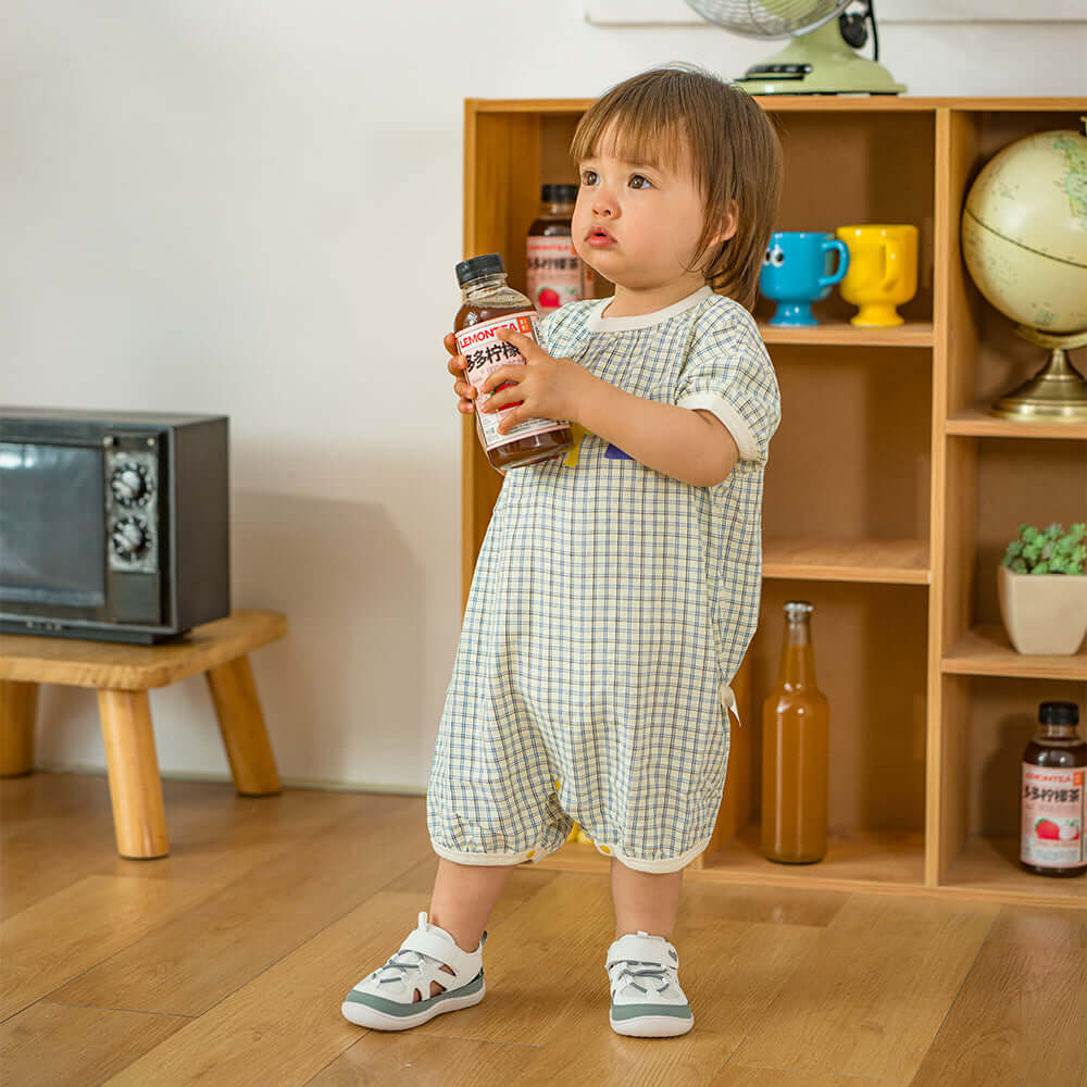 non slip breathable soft sole walking shoes with cutouts all grey 6