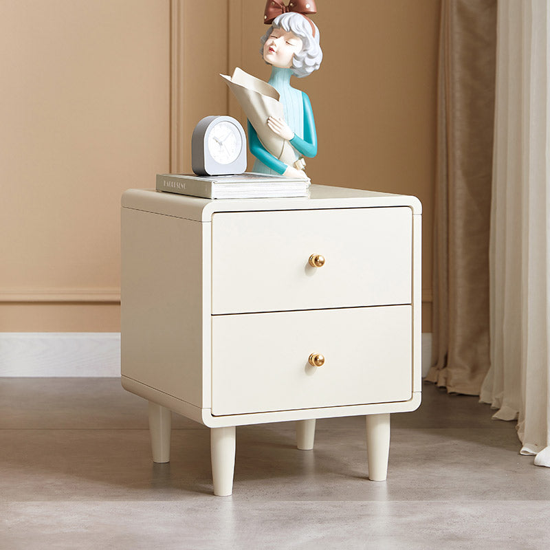 nordic modern minimalist white bedside table for children all 2