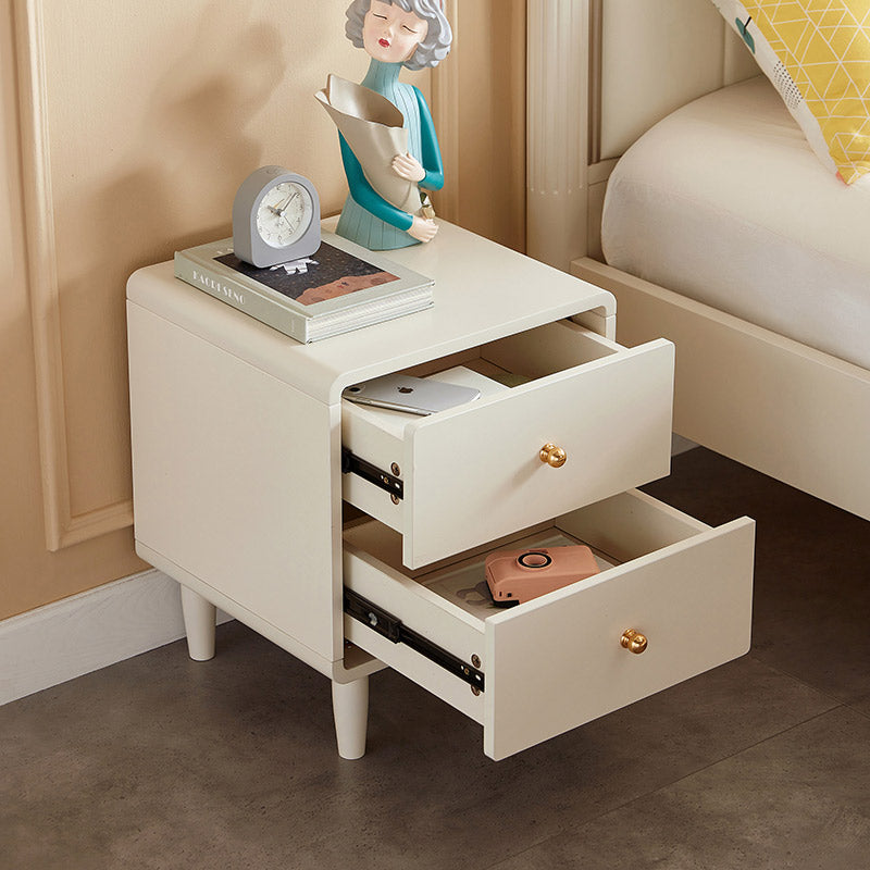 nordic modern minimalist white bedside table for children all 3