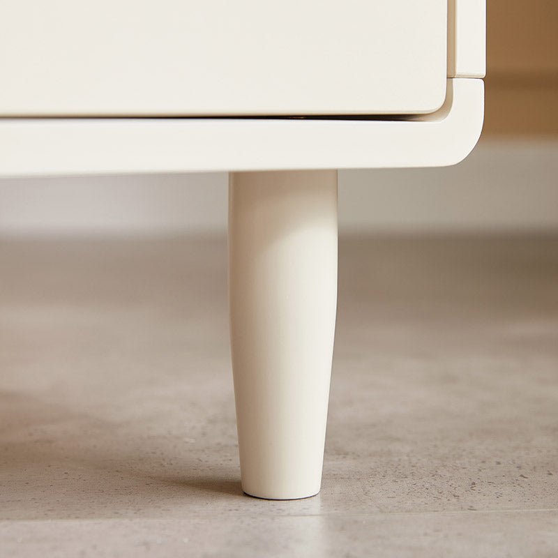 nordic modern minimalist white bedside table for children all 4