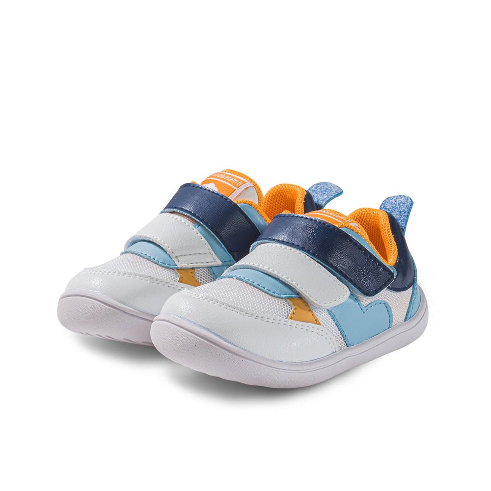 nova soft sole non slip pre walker baby sneakers all blue 3