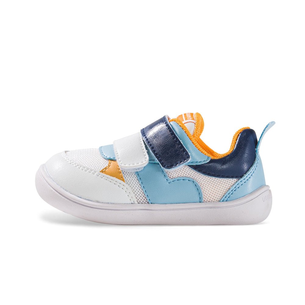 nova soft sole non slip pre walker baby sneakers all blue 1