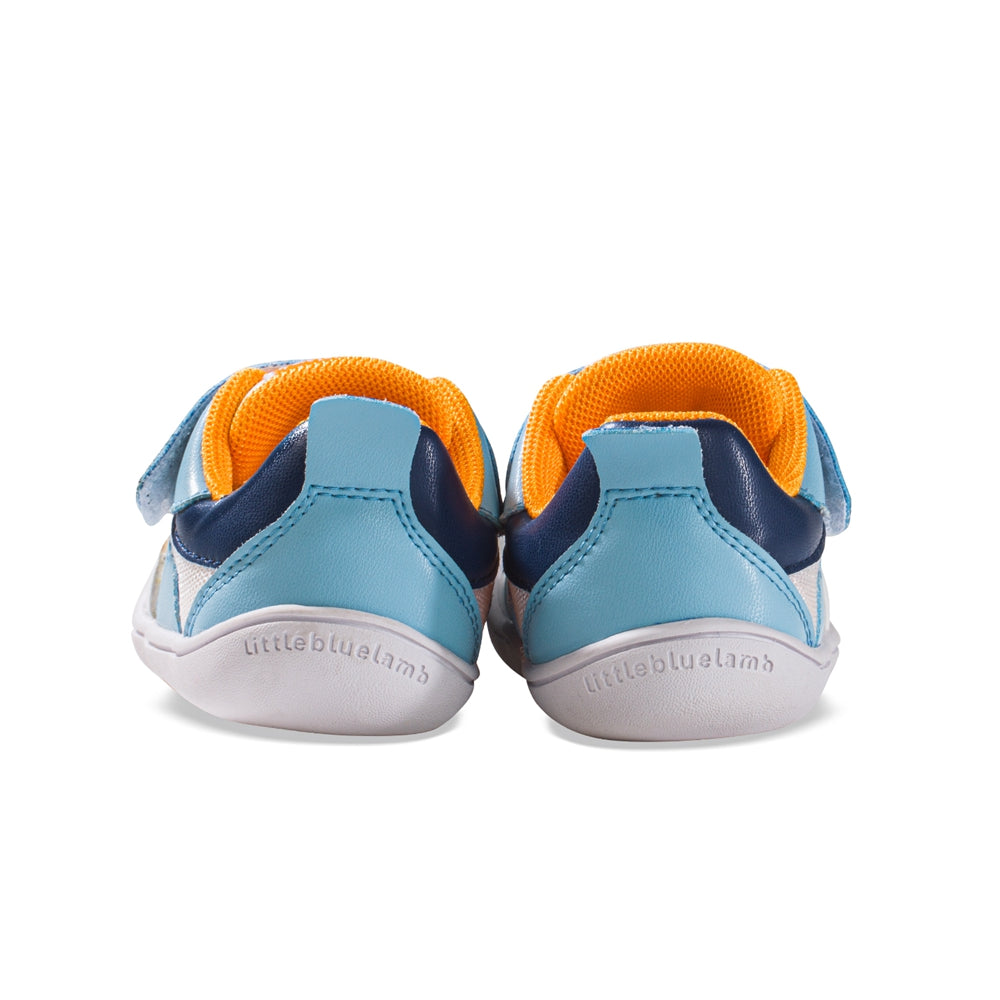 nova soft sole non slip pre walker baby sneakers all blue 4