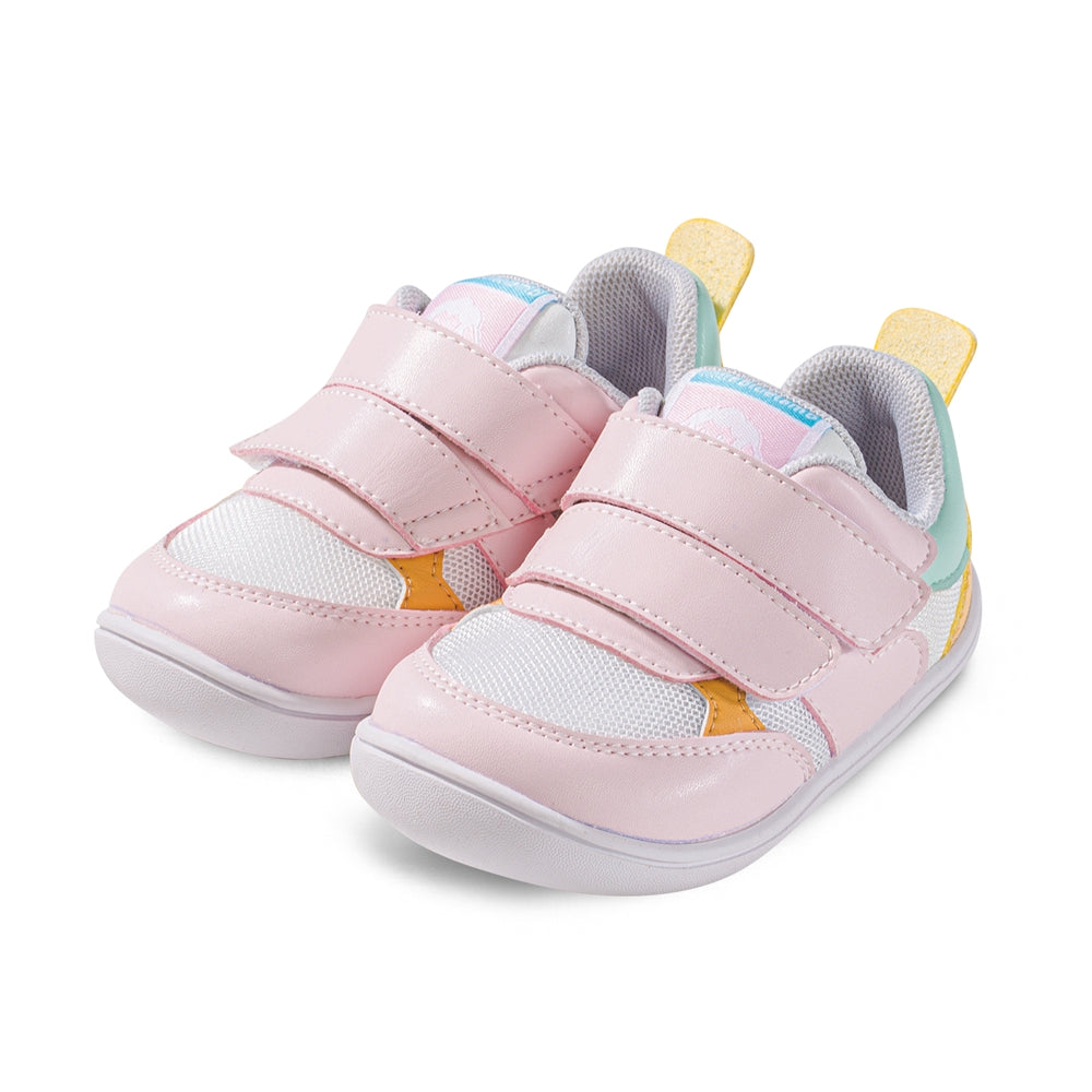 nova soft sole non slip pre walker baby sneakers all pink 2