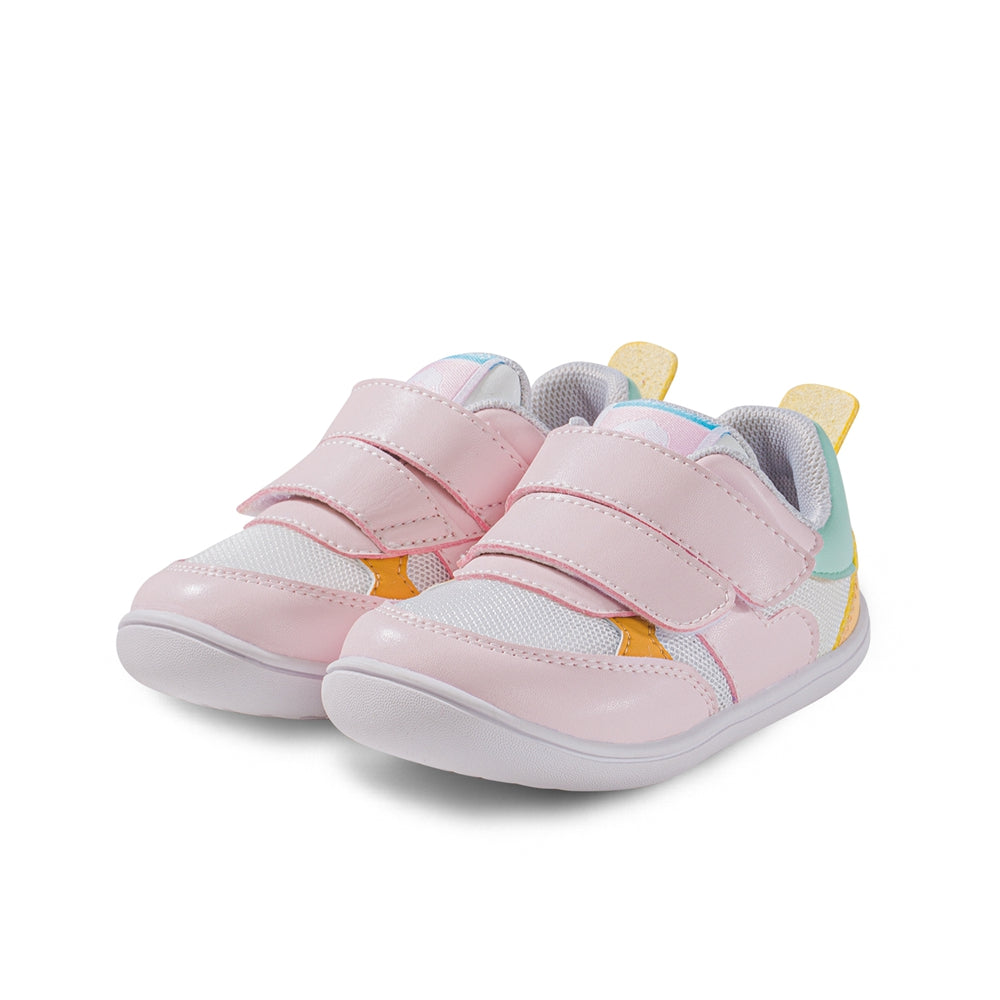 nova soft sole non slip pre walker baby sneakers all pink 3