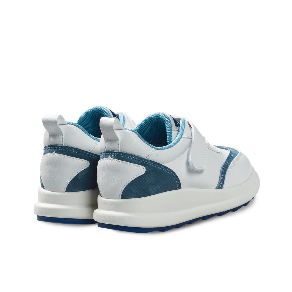 on the run soft sole non slip sneakers all blue 4