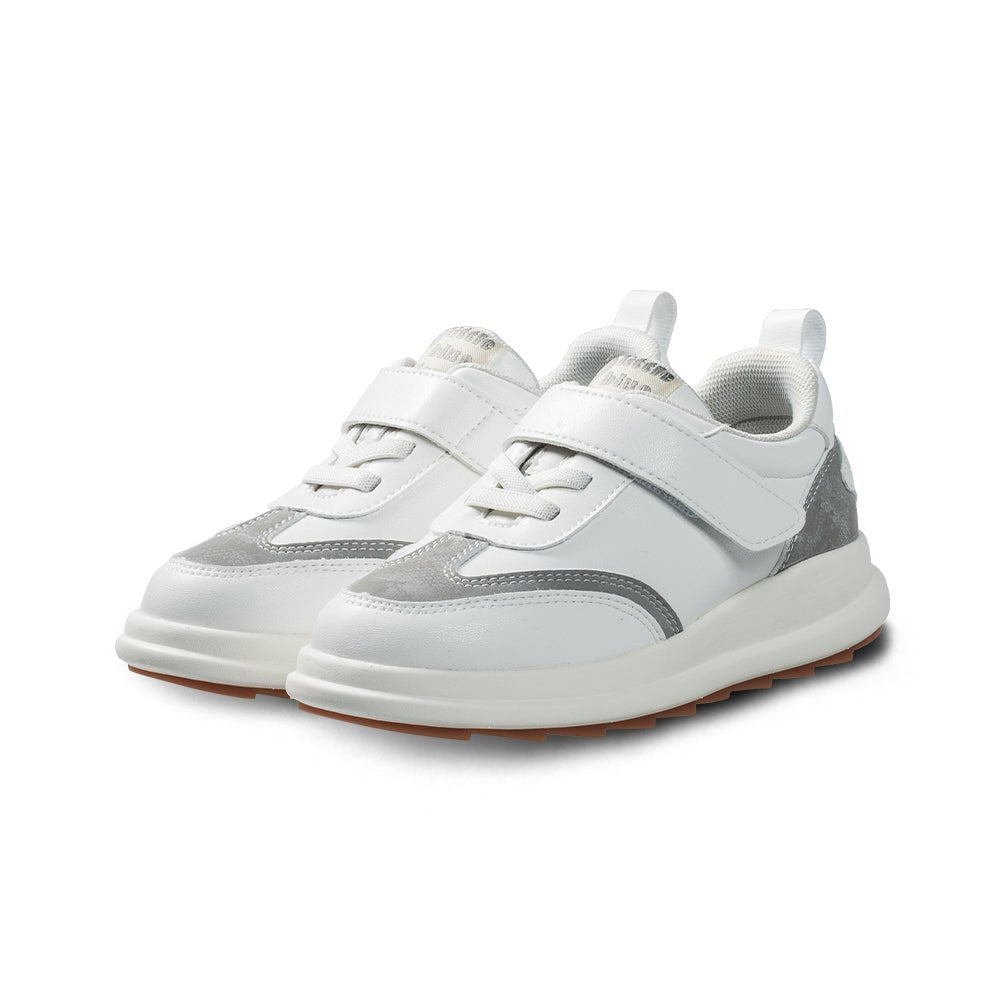 on the run soft sole non slip sneakers all grey 3
