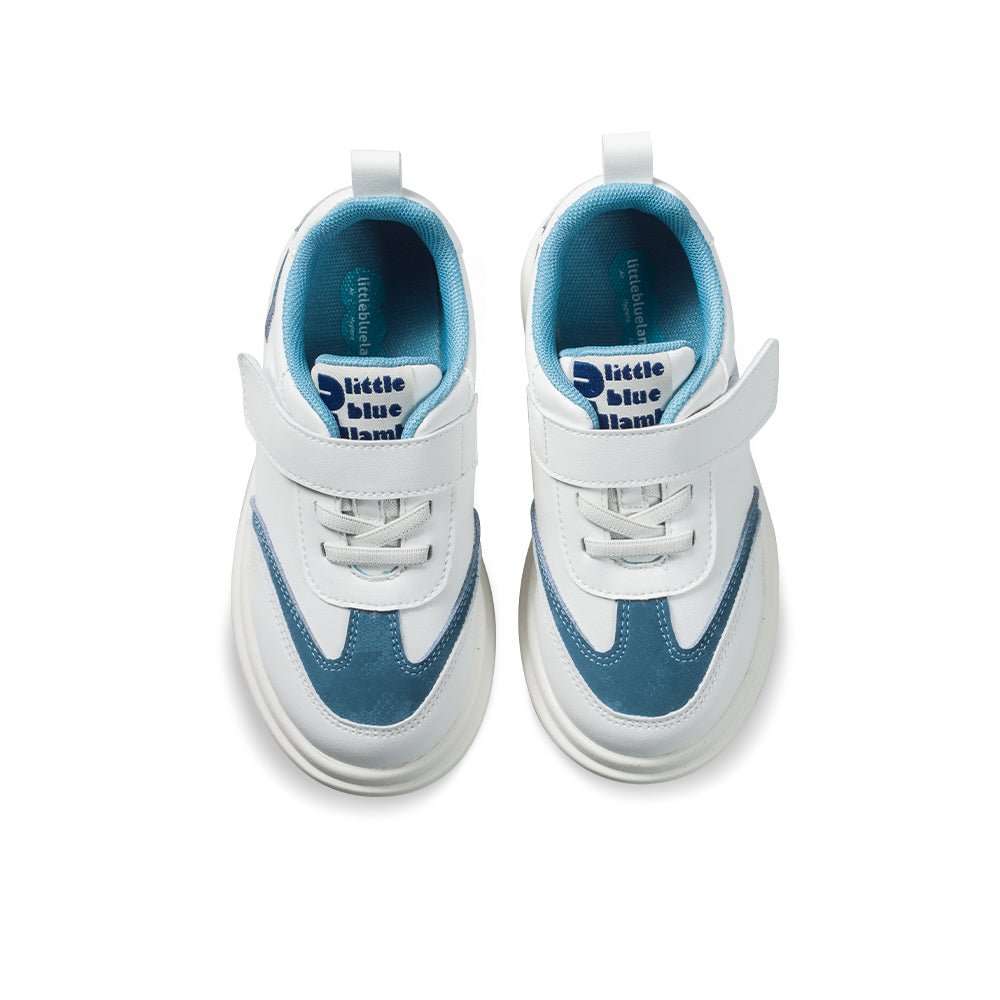 on the run soft sole non slip sneakers all blue 5