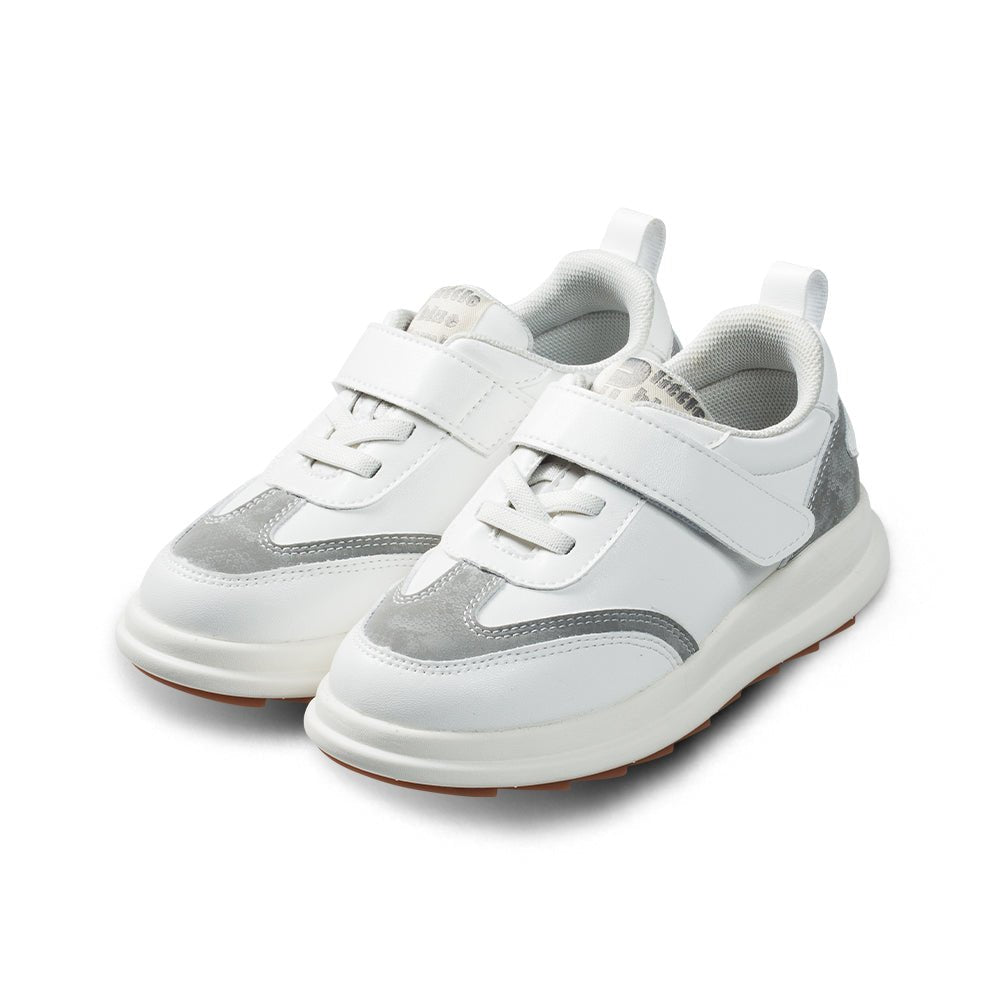 on the run soft sole non slip sneakers all grey 2