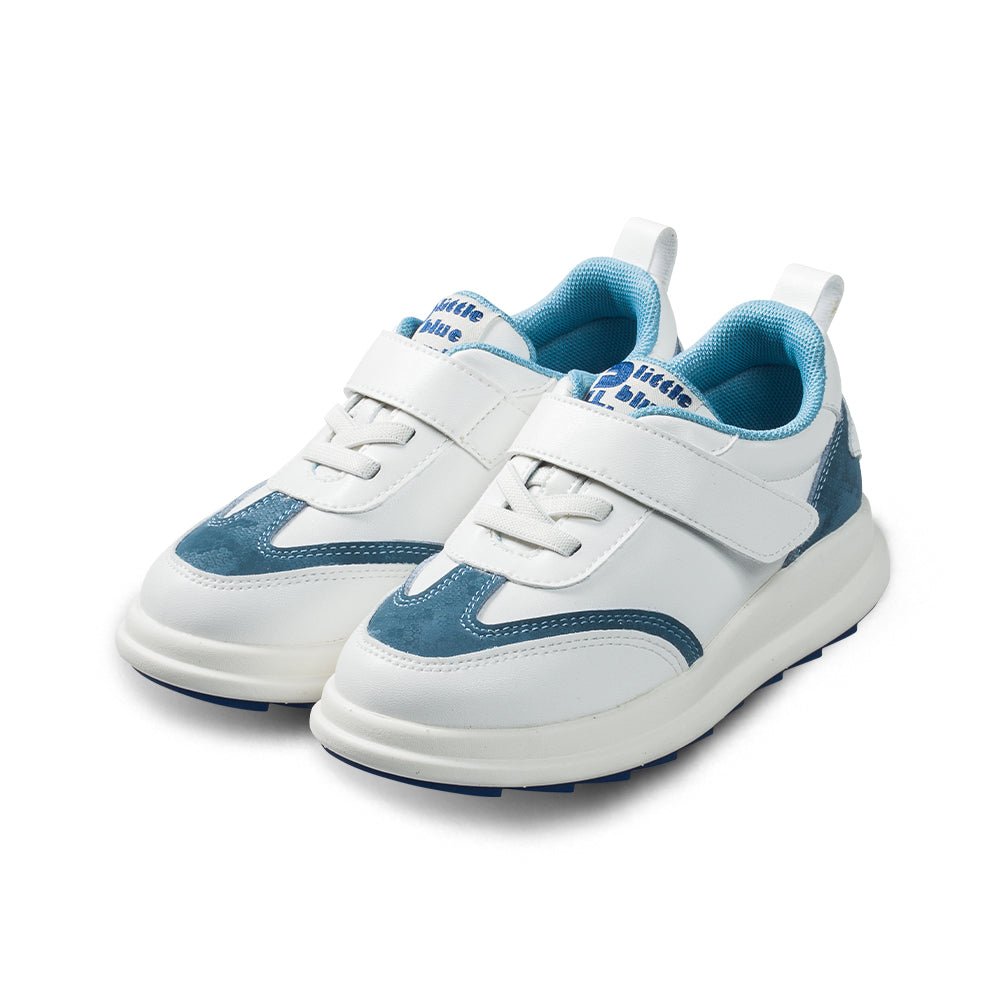 on the run soft sole non slip sneakers all blue 2