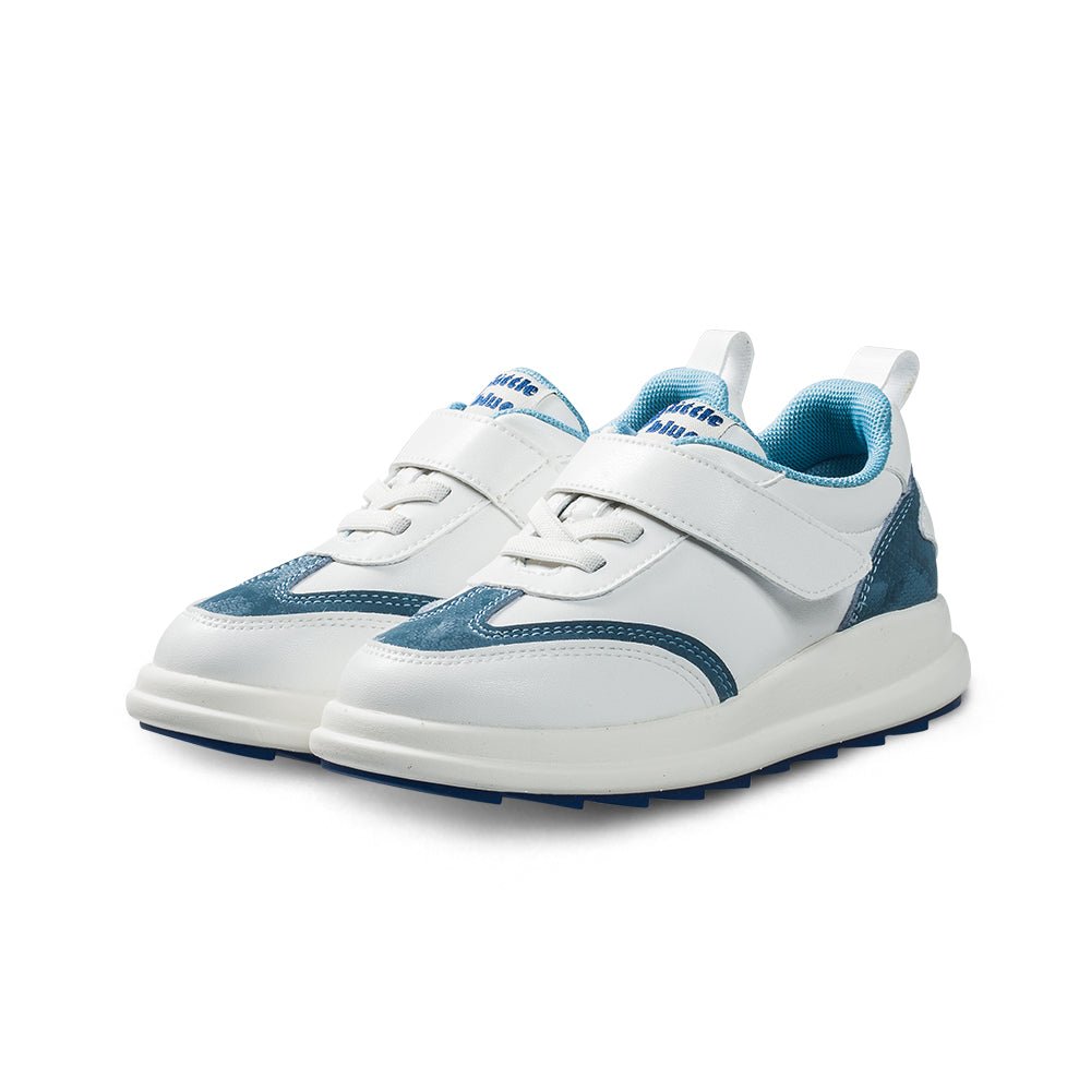 on the run soft sole non slip sneakers all blue 3