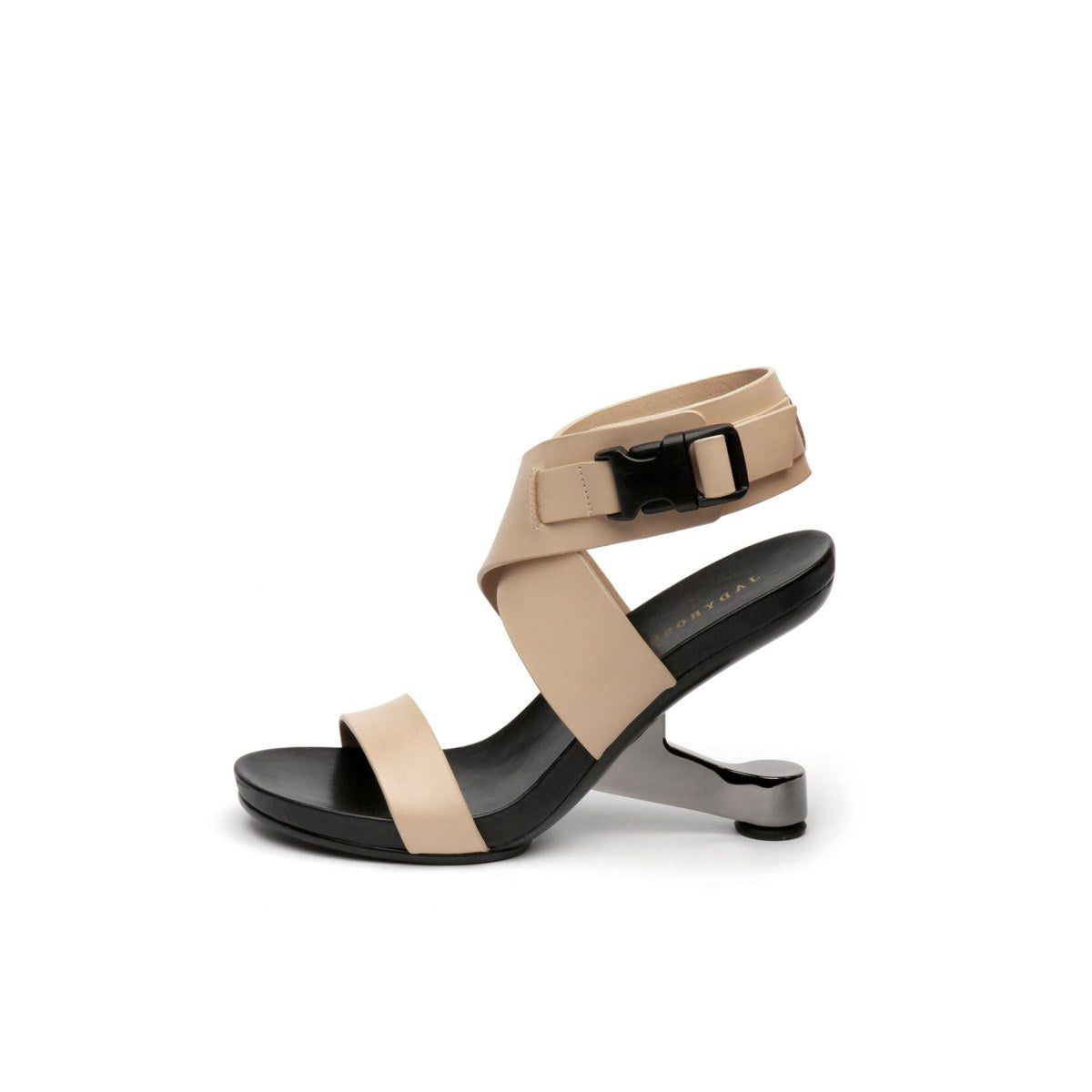 open toe buckle strap sandals all apricot 1