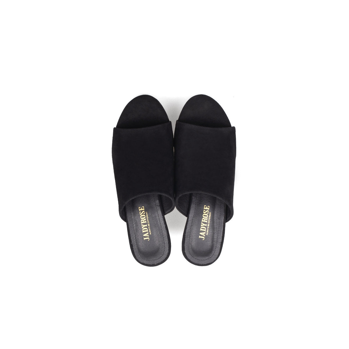 open toe platform mules all black 4