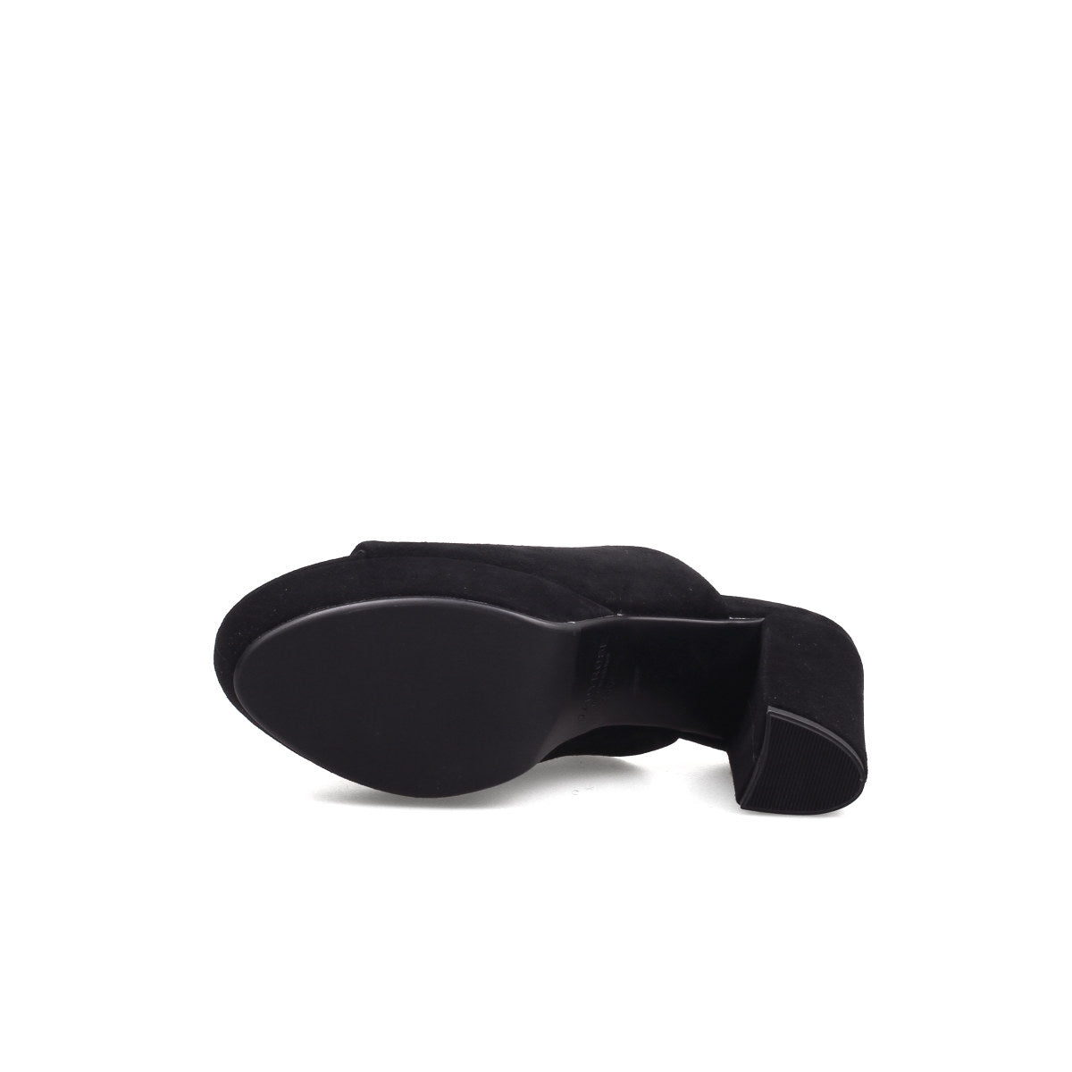 open toe platform mules all black 5