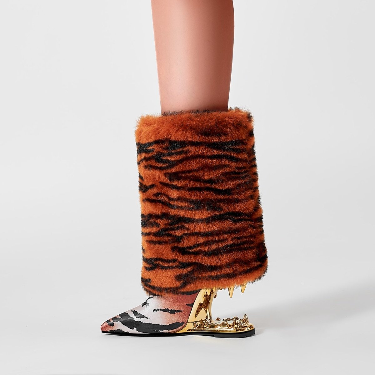 orange - tiger - fur - wrap - bite - heel - ankle - boots_all_gold_11.jpg