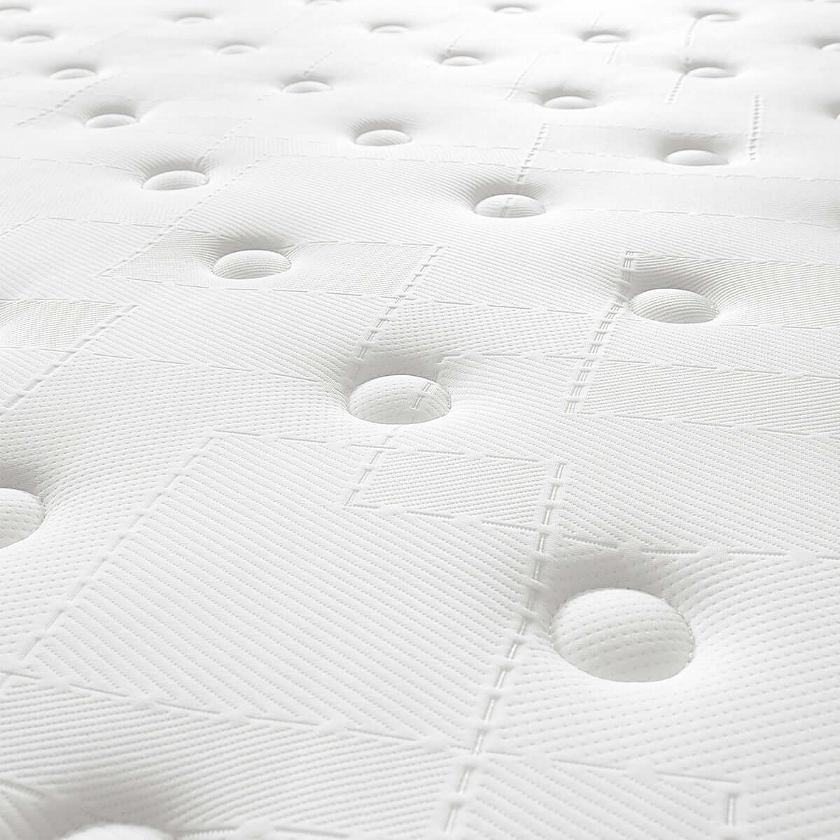 Organic Solid Wood Bed with Mattress Set - 0cm