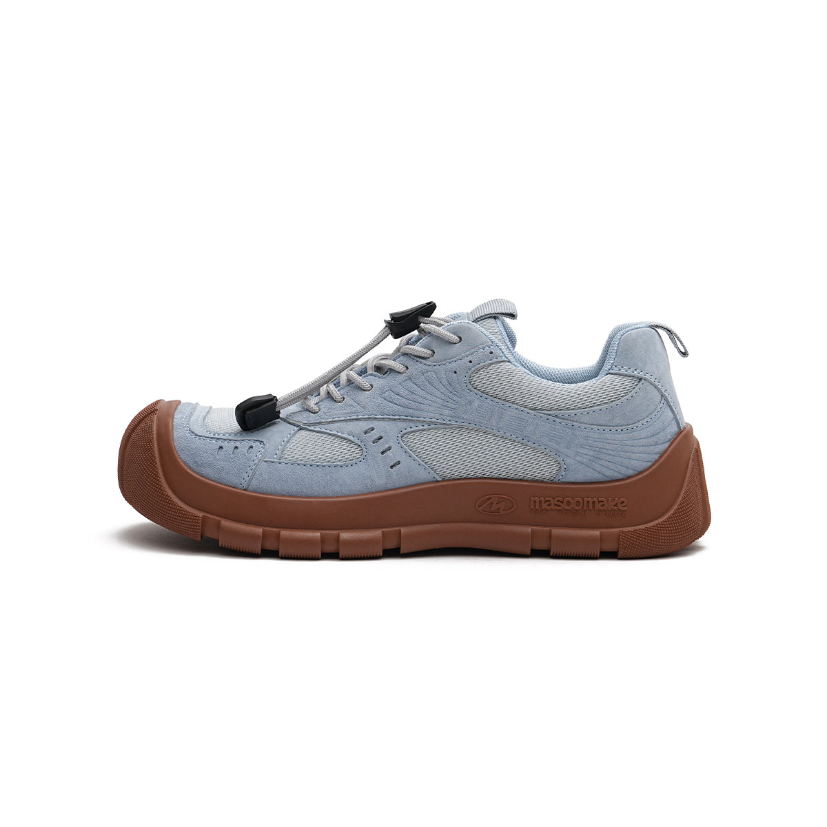 orthopedic breathable flat sneakers all blue 1