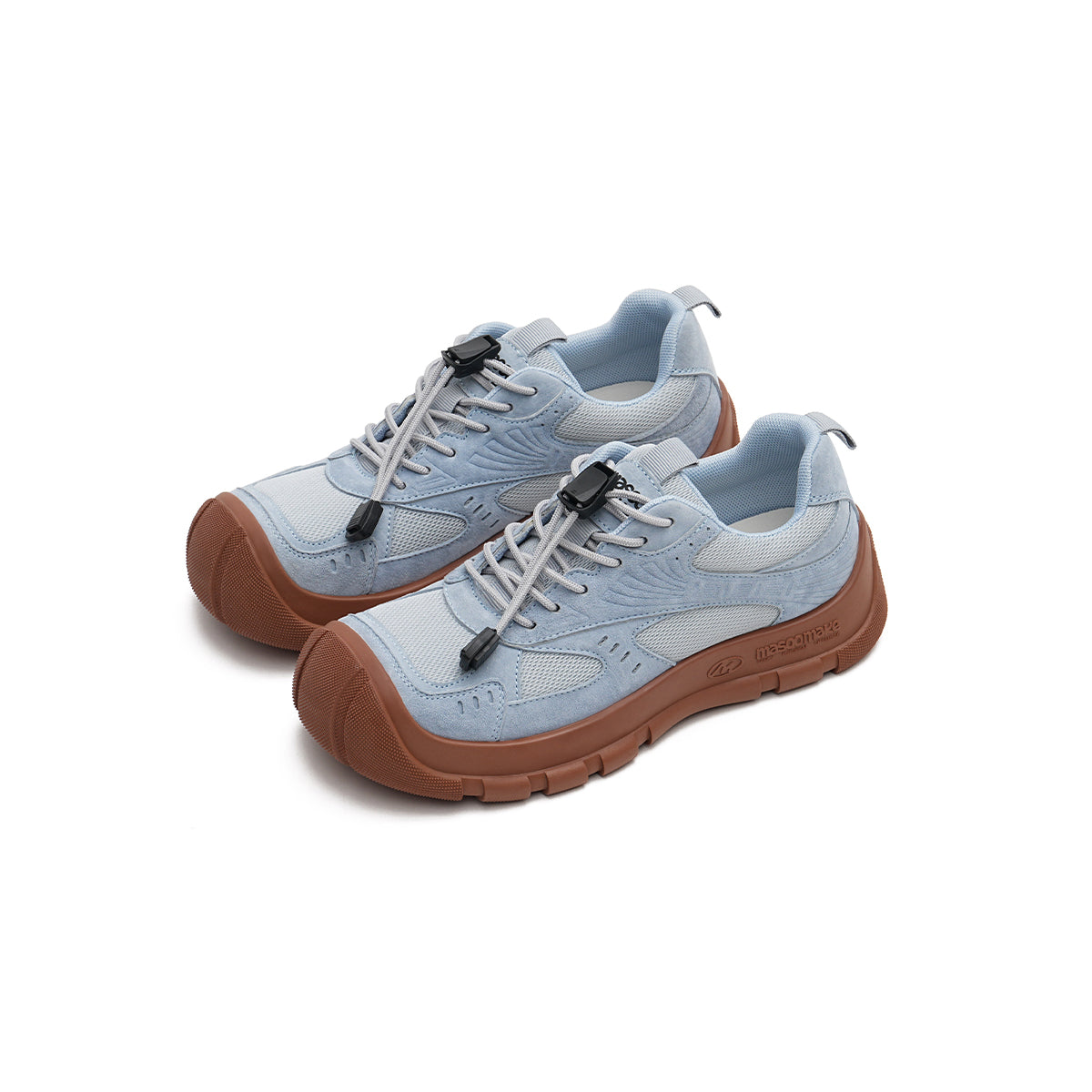 orthopedic breathable flat sneakers all blue 2