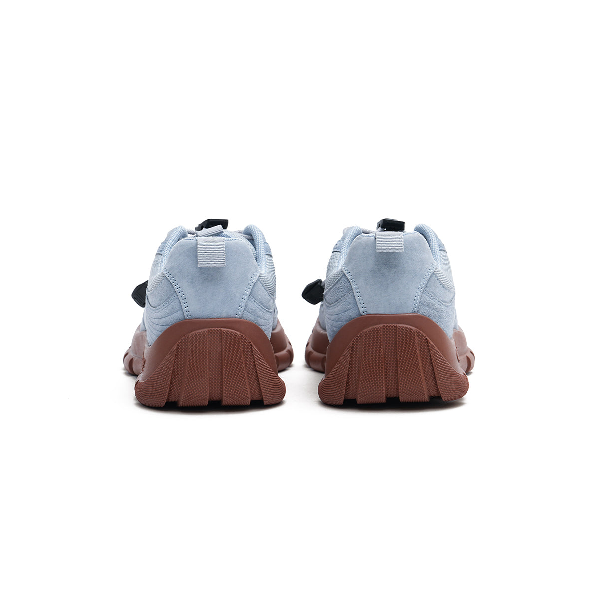 orthopedic breathable flat sneakers all blue 3