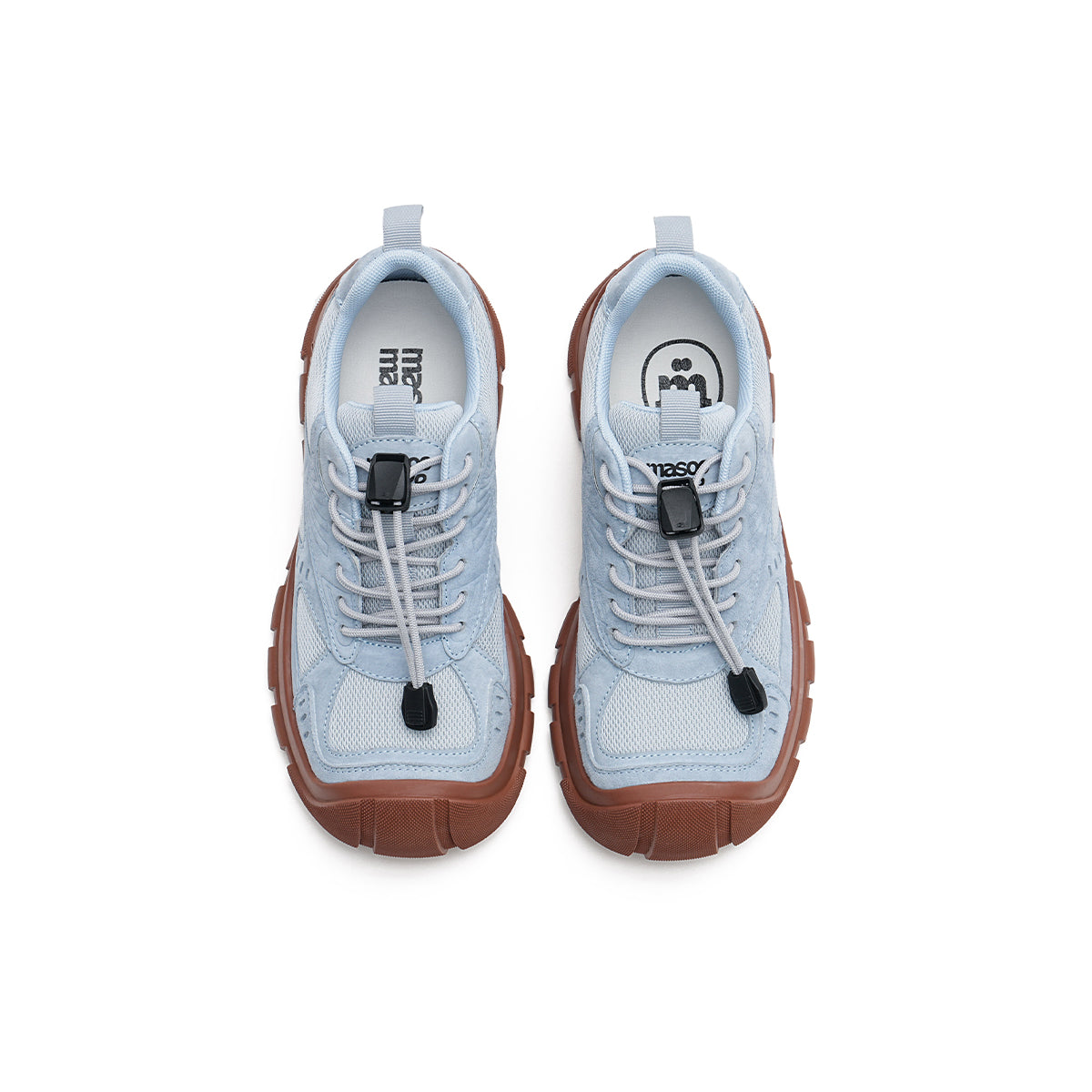 orthopedic breathable flat sneakers all blue 5