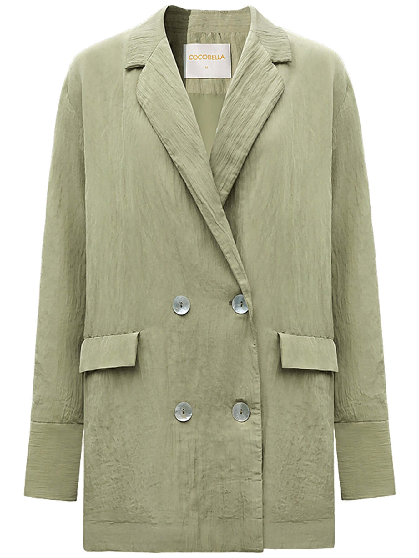 oversized double breasted avocado green power blazer all avocado 4