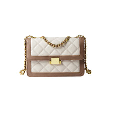 Paris Diamond-Quilted Chain Shoulder Bag