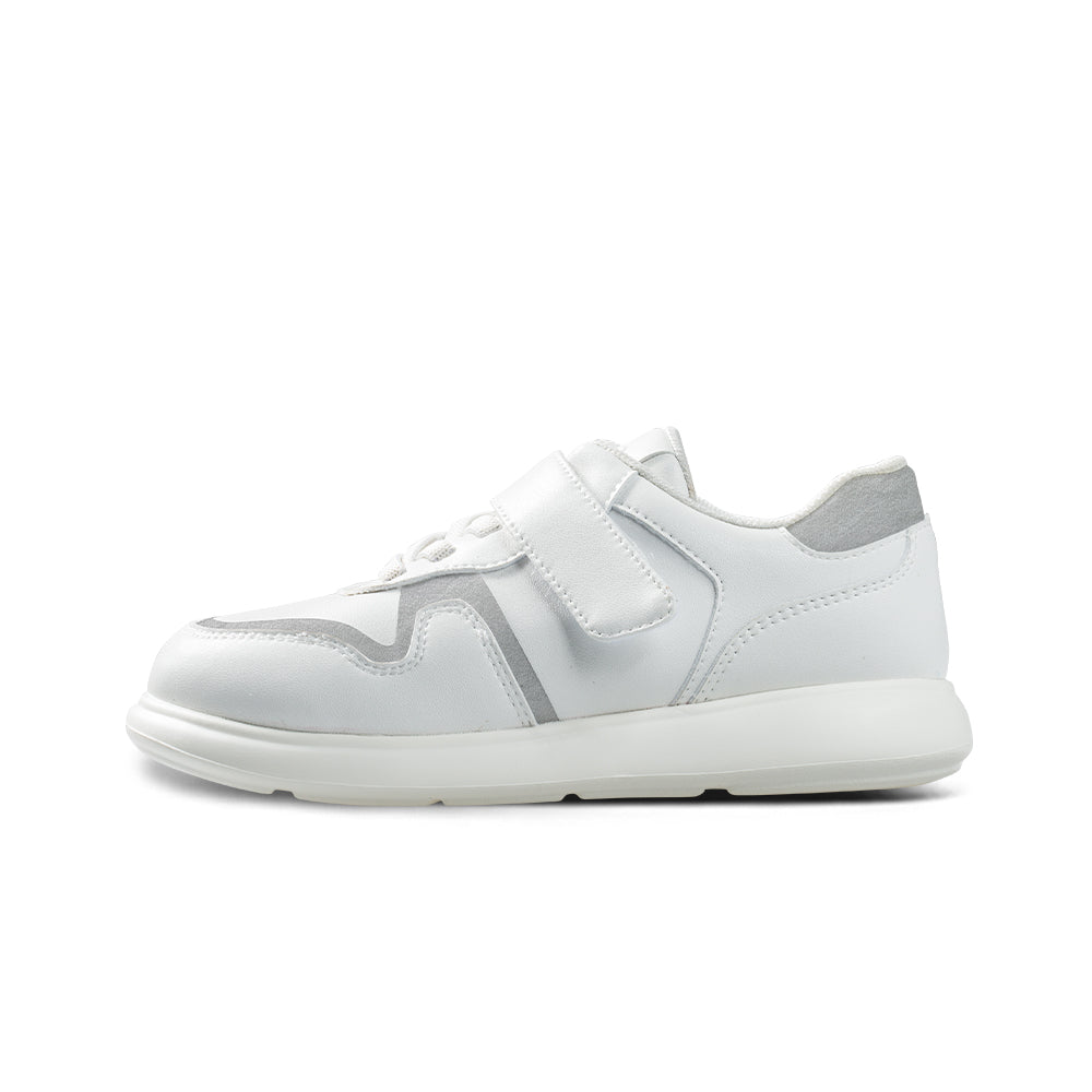 parker extra lightweight non slip sneakers all white 1