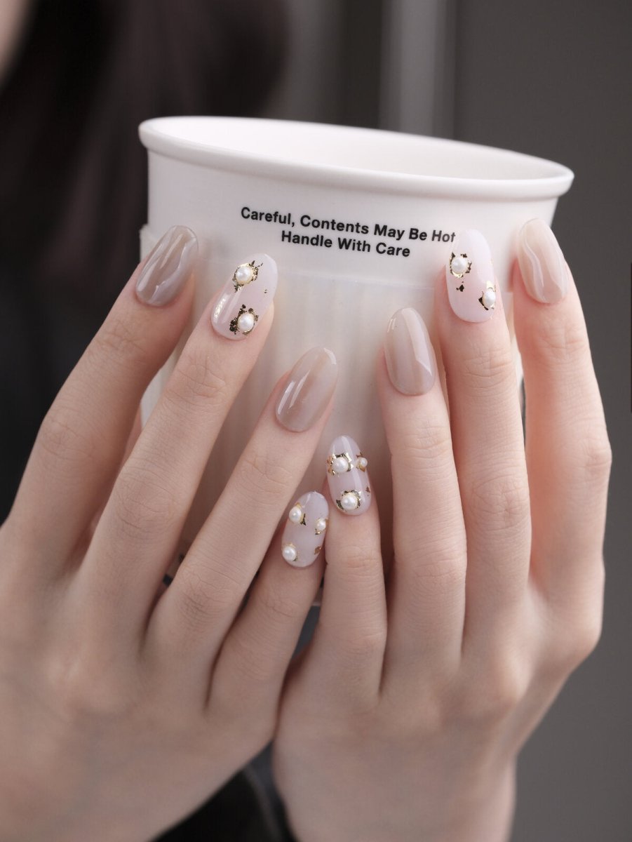 Pear Blossom Press-On Nails