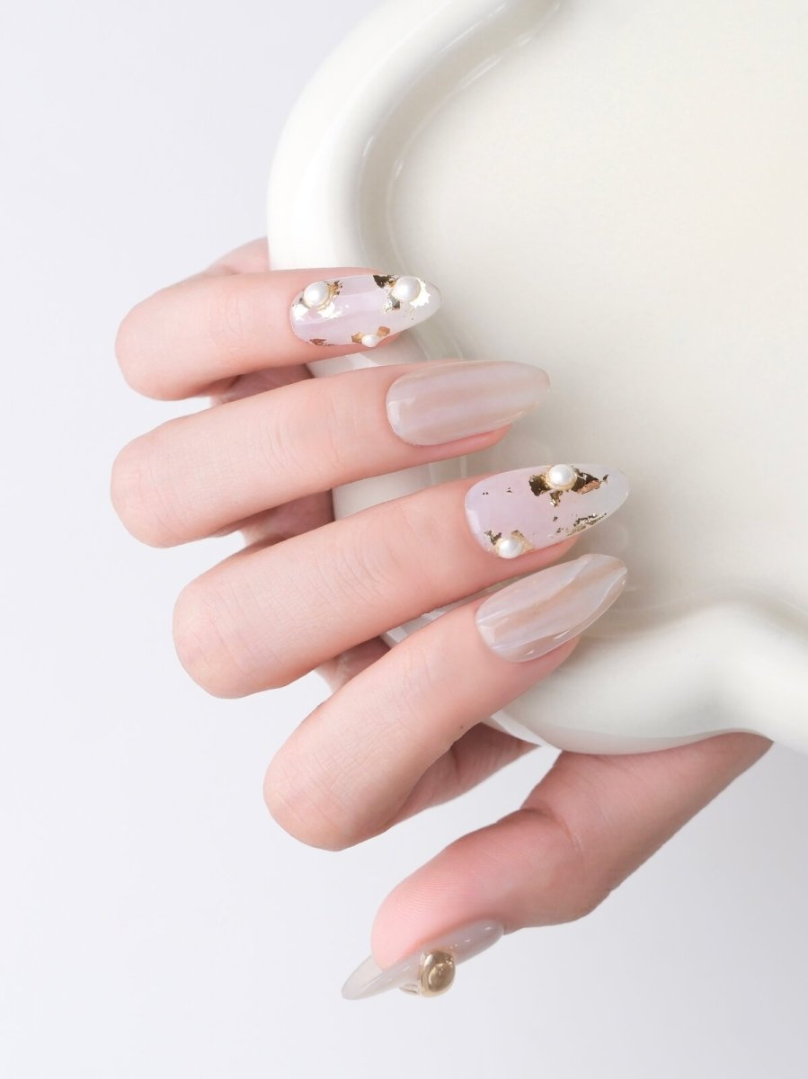 Pear Blossom Press-On Nails