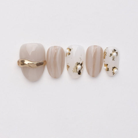 Pear Blossom Press-On Nails