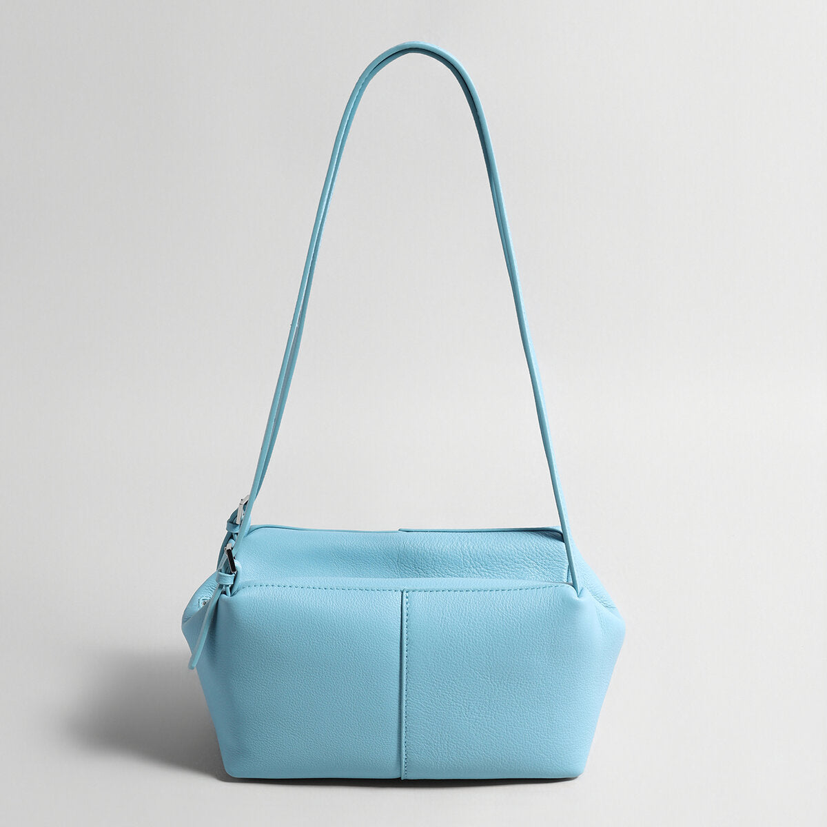 Pebbled Leather Pillow Shoulder Bag – Convertible Underarm Crossbody Bag