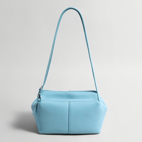 Pebbled Leather Pillow Shoulder Bag – Convertible Underarm Crossbody Bag