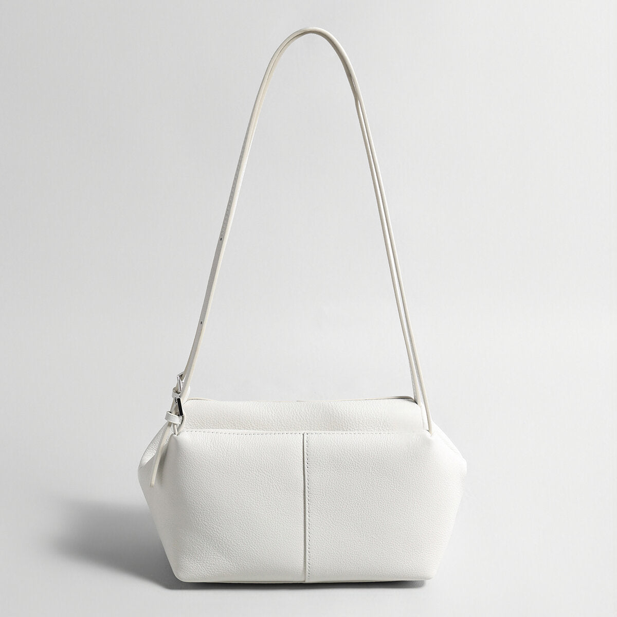 Pebbled Leather Pillow Shoulder Bag – Convertible Underarm Crossbody Bag