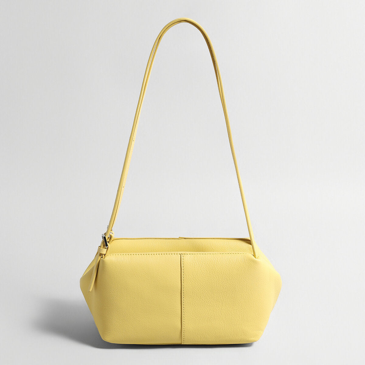 Pebbled Leather Pillow Shoulder Bag – Convertible Underarm Crossbody Bag