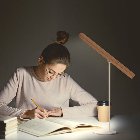 Perch Solid Wood Eye Protecting Table Lamp