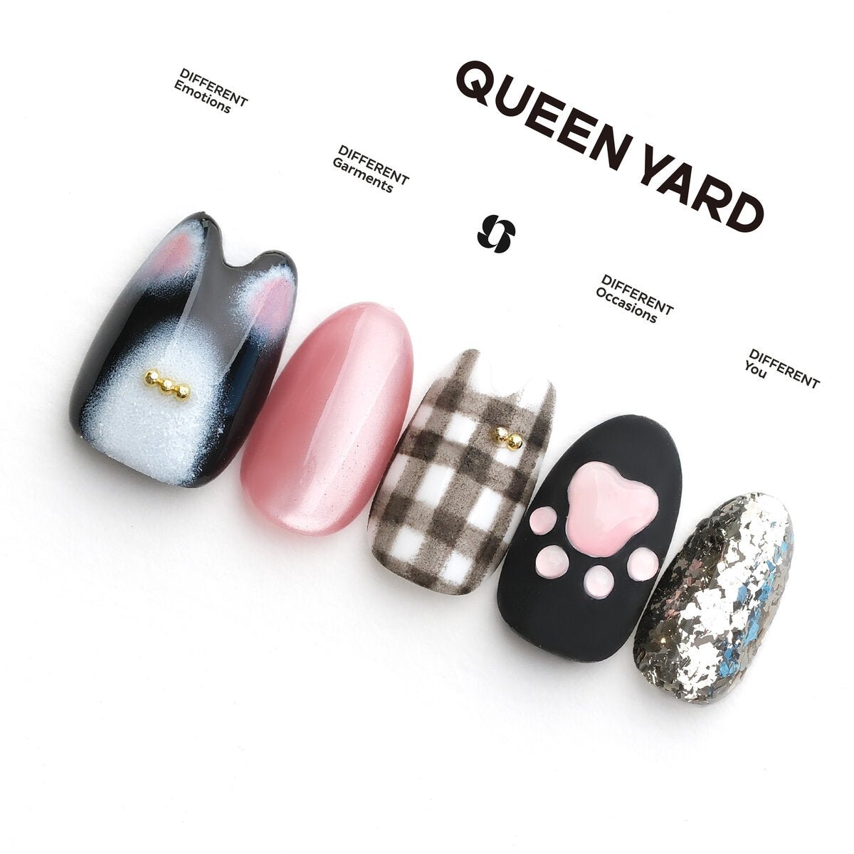 Pinch-Me Cat Paw 3D Press-On Nails