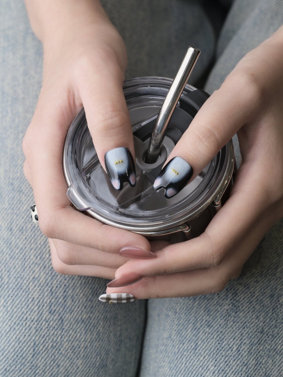 Pinch-Me Cat Paw 3D Press-On Nails